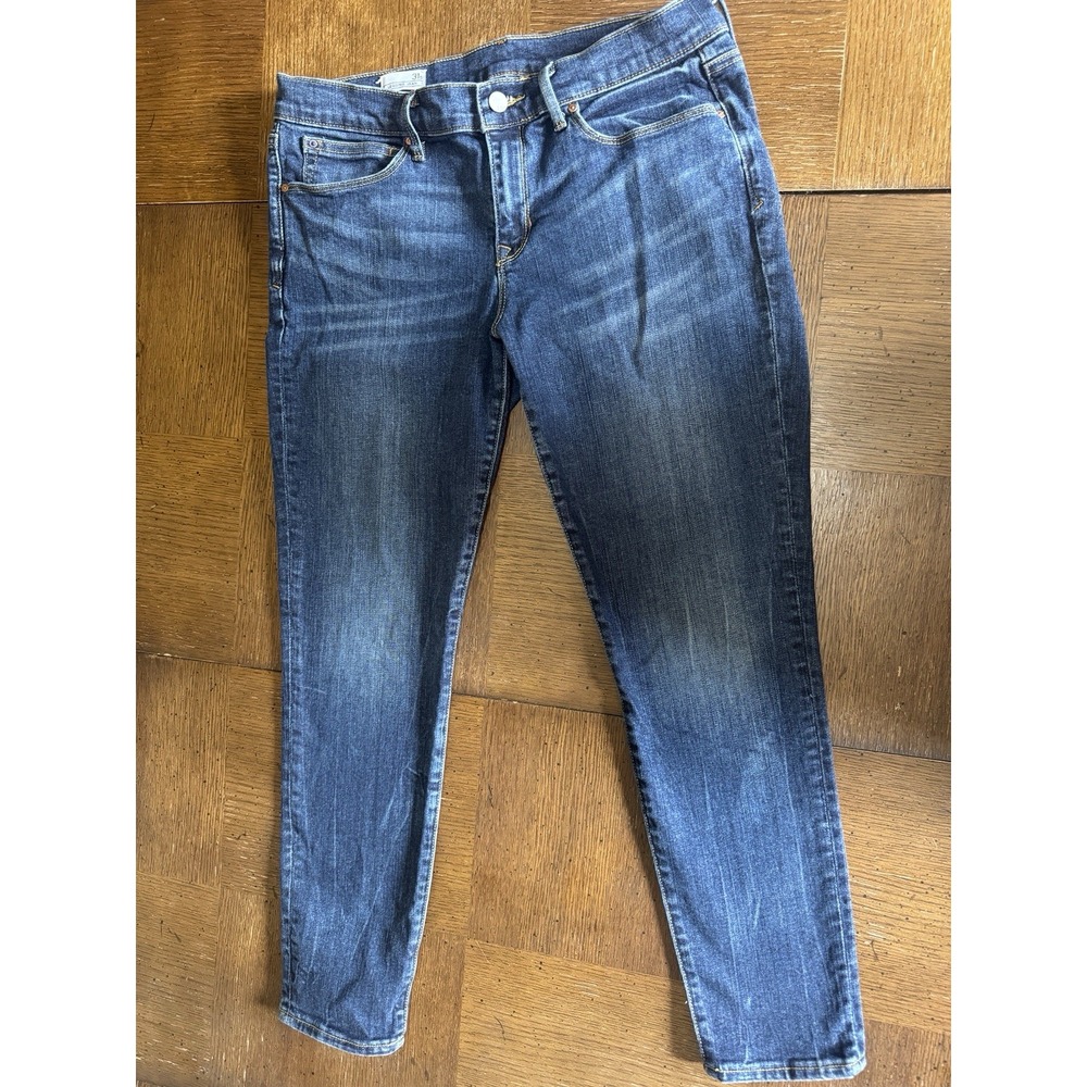 Gap 1969 Legging Jeans Womens Size 31s Dark Wash Denim Stretch Skinny